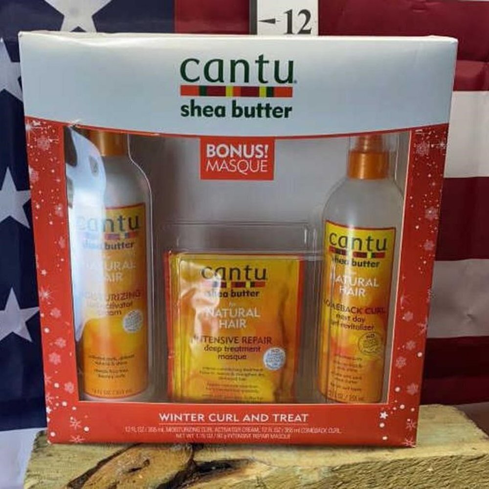 Cantu w/ Shea butter curl activator moisturizing intensive repair masque